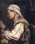 Domenico Fetti Girl Reading oil